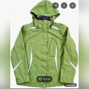 ZeroXposur Women's Green/White Winter Jacket